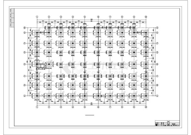 [陕西]某农贸市场地上二层钢网架结构设计施工图-图二