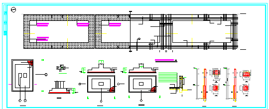 单层排架结构仓库cad结构施工图（含建施、审查意见书）-图一