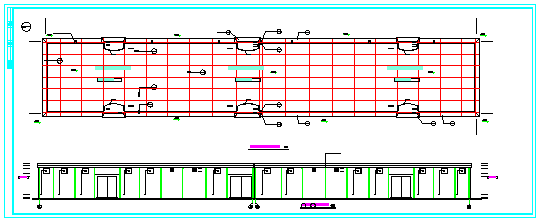 单层排架结构仓库cad结构施工图（含建施、审查意见书）-图二
