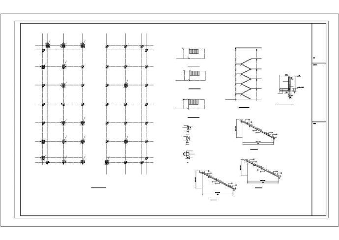 4层框架农贸市场结构施工图设计_图1