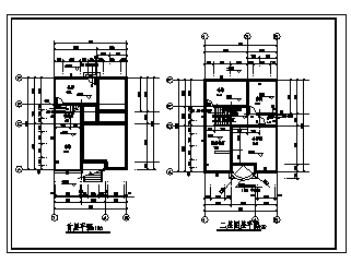 某四层现代农村自建住宅建筑施工cad图_住宅施工-图一