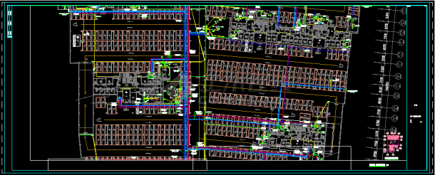 某住宅项目地下室动力配电建筑设计平面CAD图（4）-图二