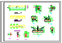 某16m钢桁架通廊cad结构图