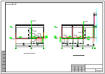 某锅炉房燃气管道cad结构施工图_图1