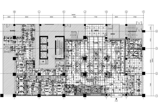 [西安]高档现代风格售楼中心精装修CAD施工图（含效果实景）-图二