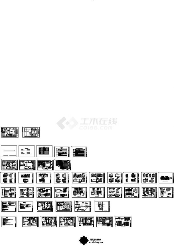 [吉林]现代综合金融服务机构支行装修设计施工图（含电气及暖通图）-图一