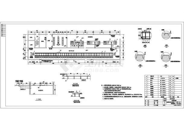 110KV变电站室内配电装置设计图纸-图二