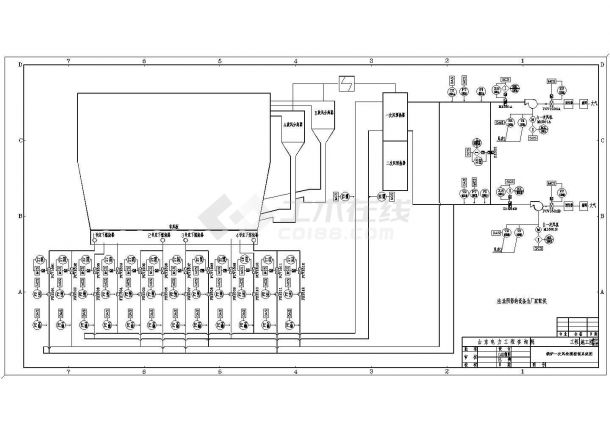 13.5MW低热值燃料电厂热控电力工程设计全套图纸-图一