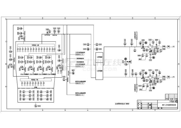 13.5MW低热值燃料电厂热控电力工程设计全套图纸-图二