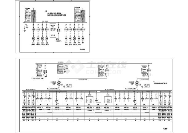 10KV变电站主接线详细设计图-图二