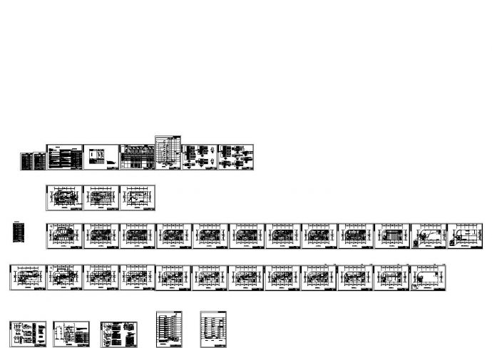办公楼设计_某十层办公楼全套电气CAD图纸_图1