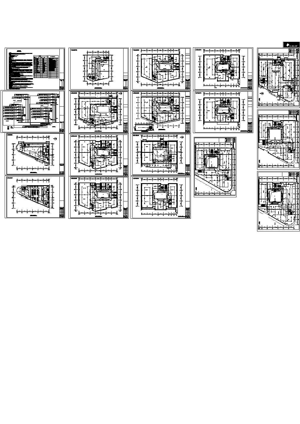 某文化中心消防电气施工CAD图