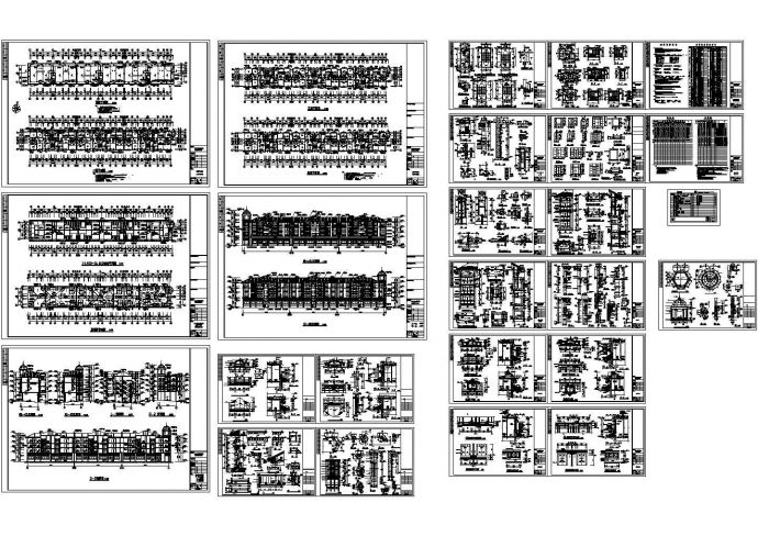 东江明珠花园洋房建筑施工设计图纸_图1