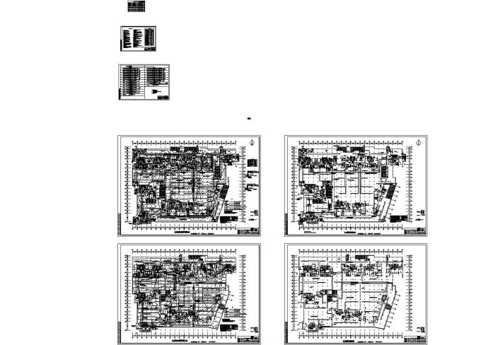 某综合住宅小区地下二层短肢剪力墙结构车库（总建筑面积38001平方米）配电设计cad全套电气施工图（含设计说明，含弱电设计）_图1