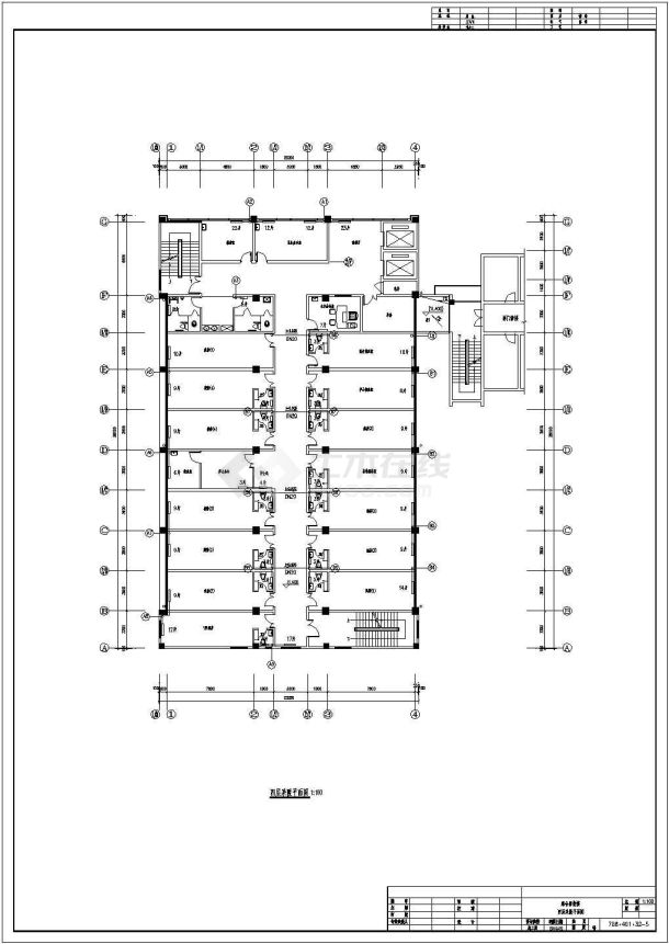 某医院综合影像楼全套暖通工程全套施工设计cad图-图二