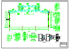 39.6x17.6m单层钢结构厂房cad结施图纸-图一