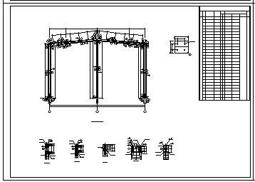 84x16m 16米跨门式刚架结构厂房cad结施图-图二