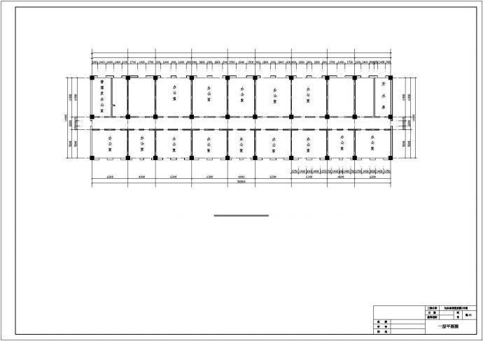 郑州市上街区某6层框架结构购物商场全套结构设计CAD图纸_图1