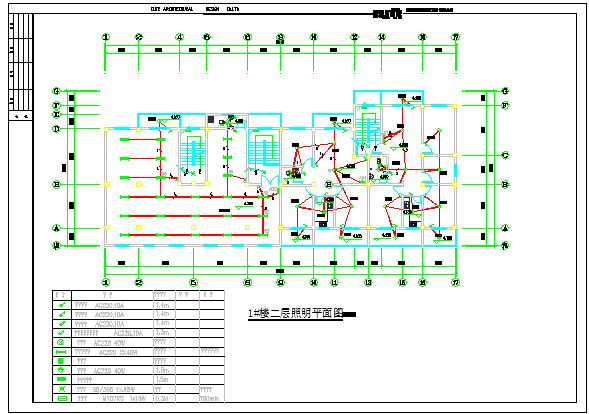 某多层商住楼电气cad设计图纸_图1