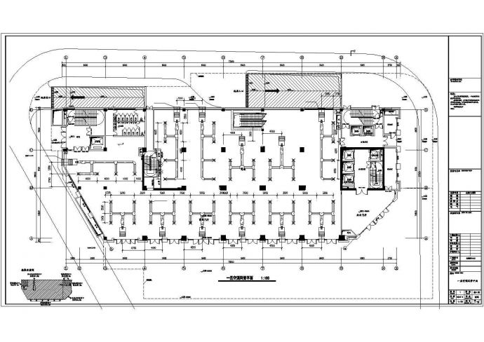 某安徽商业办公楼中央空调系统设计施工图_图1