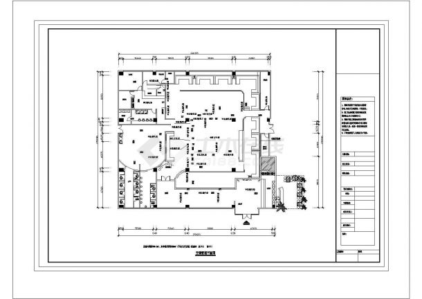 某云南商业办公楼空调通风及防排烟系统设计施工图-图二