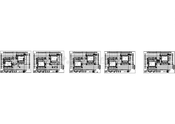 某大学教学楼建筑施工图 cad设计图-图二