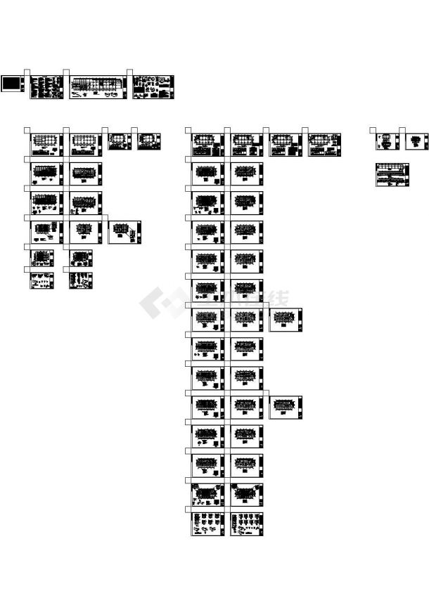 办公楼设计_[重庆]13层框剪结构办公楼及5层框架科普中心结构施工图-图一