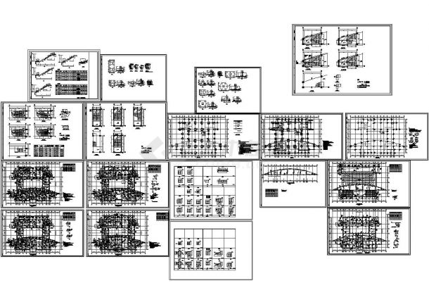 某五层框架结构科技楼结构施工图-图二
