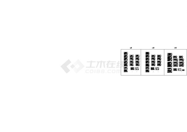 [上海]五层异形柱框架结构住宅楼结构设计图-图一