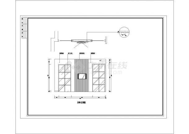 两厅两厅两卫室内装修建筑设计施工图-图二
