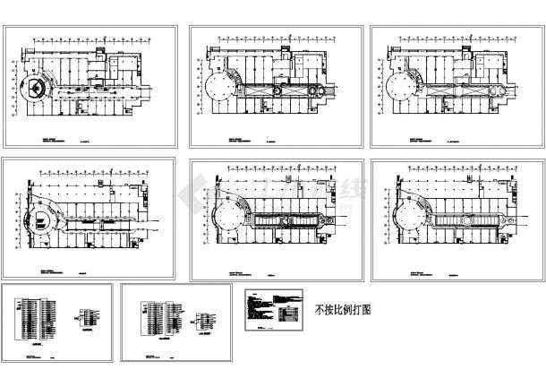 商场公共空间电气CAD图纸-图一