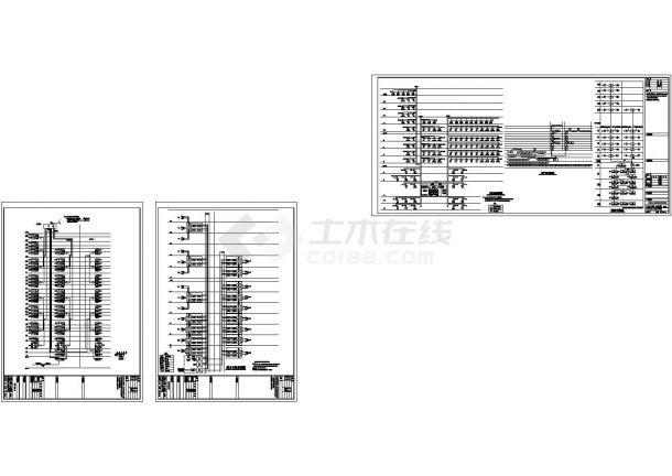 北京某大厦电气综合系统CAD图-图一