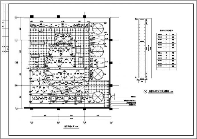 某小区民居高层建筑空中花园设计施工CAD图纸_图1