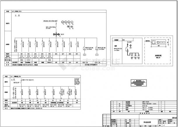 某工程高压配电室电气设计图-图二