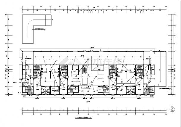 18号公寓楼建筑电气设计施工图-图一