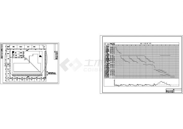 土木工程毕业设计_某培训中心本科毕业设计cad（含计算书建筑、结构图）-图二