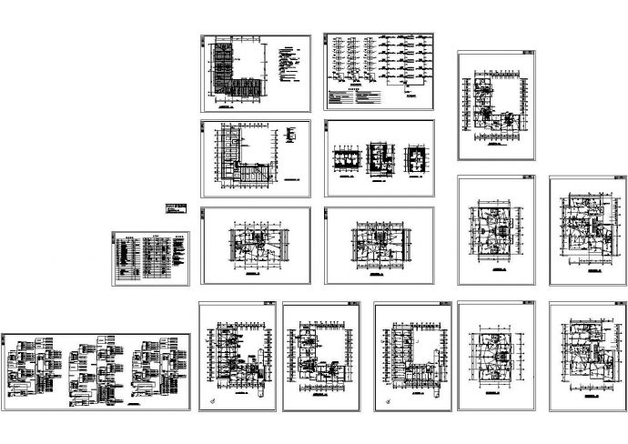 某多层住宅楼电气图(含弱电)16张cad_图1