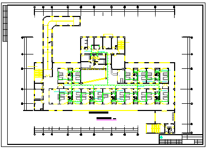 某医院传染病房楼电气设计cad施工图-图二