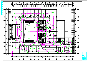  CAD design and construction drawing of fire protection system in a large hospital - Figure 2