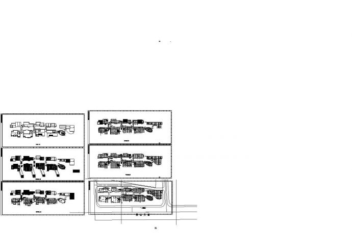 【资阳】滨江美食城建筑设计施工CAD全套图纸_图1