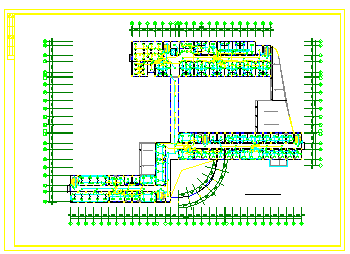 某医院施工设计CAD布置图_图1