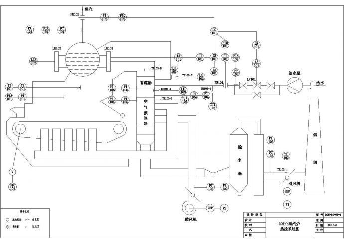大型集团厨房锅炉电器设计全套施工cad图_图1