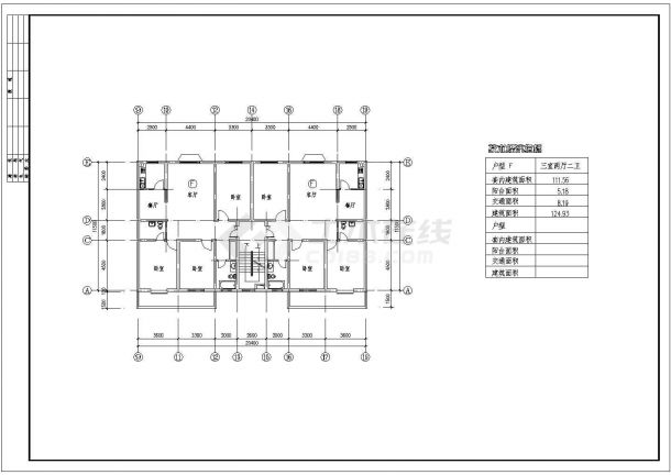 柳州户型设计二施工期临建（生活办公）用房设计CAD全套建筑施工图-图一
