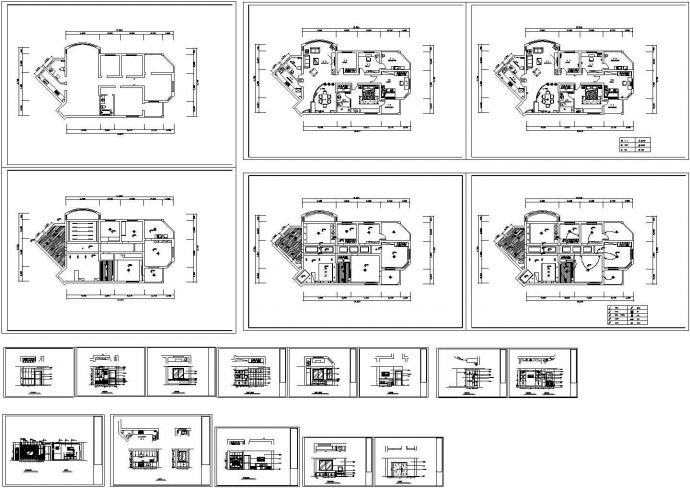 【南充】某家居装修设计施工CAD全套图纸_图1