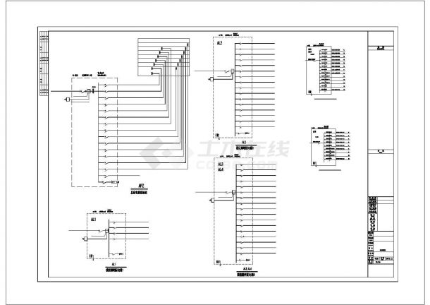 [江西]某多层办公楼电气设计施工图-图一