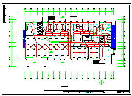 某医院住院楼施工设计cad电气图纸-图二