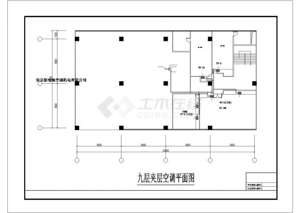 浙江高层办公楼空调通风系统设计施工图-图一