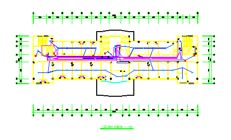 某医院综合楼电气消防设计cad施工图-图一