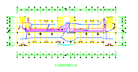 某医院综合楼电气消防设计cad施工图-图二