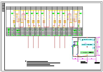 医院综合楼配电系统设计cad施工图